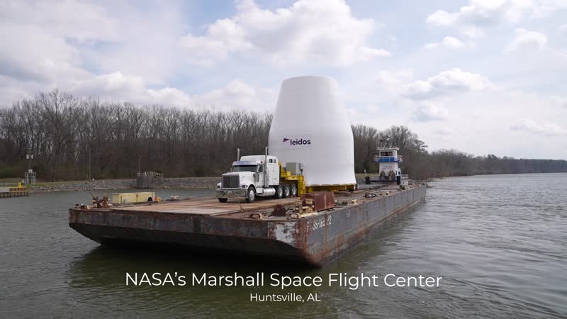 Universal Stage Adapter for NASA's SLS rocket readied for testing at Marshall